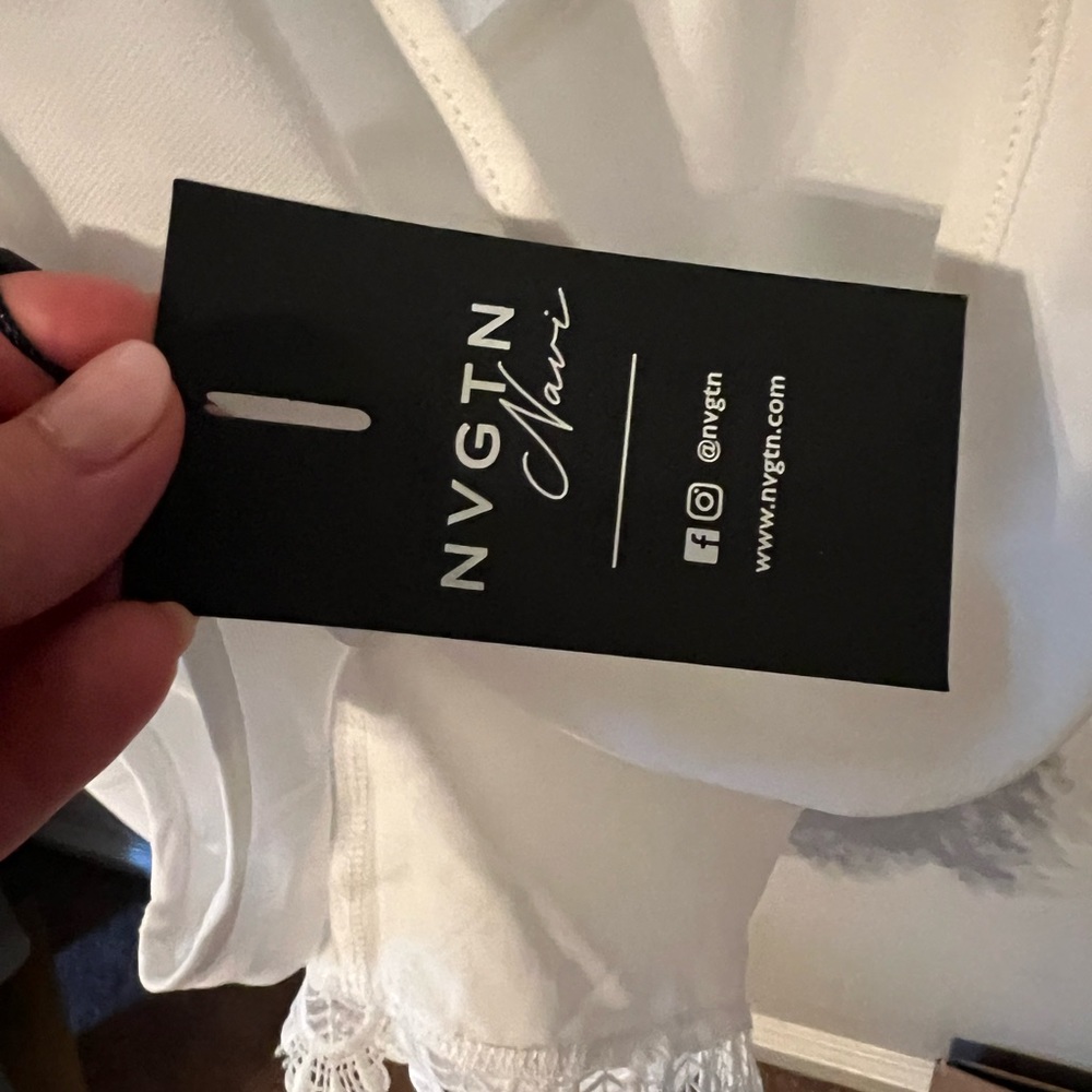 NVGTN white tank small NWT